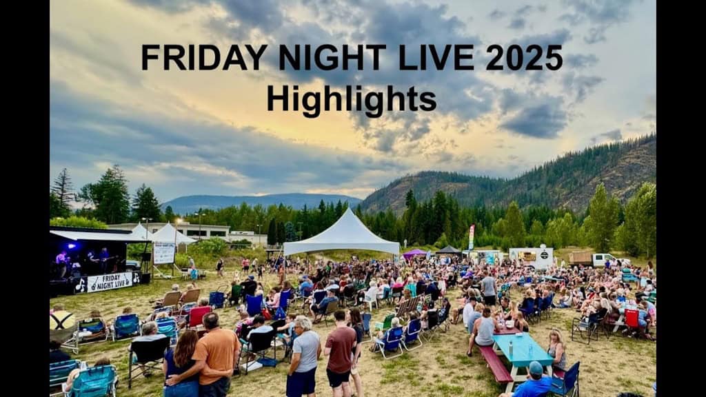 Outdoor concert event with large audience at Friday Night Live 2025.